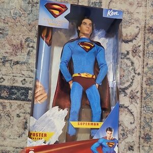 Mattel Superman Ken Action Figure - Blue and Red